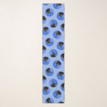 Foulard Moose en hiver - Art original de la faune<br><div class="desc">Oie en portrait d'hiver, peinture originale. Nous nous spécialisons dans l'art original mignon et drôle. Achetez ceci pour vous-même ou comme un grand cadeau pour vos amis amoureux de Moose. Soyez créatif - cliquez sur la PERSONNALISER pour ajouter/supprimer/modifier du texte, redimensionner l'image, modifier les couleurs ou tout ce que l'outil...</div>