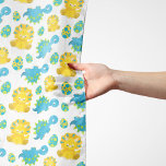 Foulard Motif De Dinosaures, Dinosaures Mignons, Baby Dino<br><div class="desc">Motif mignon,  amusant et adorable avec des bébés dinosaures et des oeufs. Un cadeau moderne et tendance,  parfait pour les amateurs de dinosaures dans votre vie.</div>