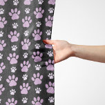 Foulard Motif De Pâtes, Pâtes Lilac, Pâtes De Chien, Empre<br><div class="desc">Joli,  amusant et adorable motif avec pattes lilas et violet. Un cadeau moderne et tendance,  parfait pour l'amoureux des chiens dans votre vie.</div>