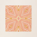 Foulard Motif géométrique Zigzag or rose<br><div class="desc">Découvrez ce foulard de mousseline à motifs époustouflant. Customisez-le avec une couleur de fil sur la garniture et regardez ma boutique pour beaucoup plus de motifs. Si vous voulez quelque chose de personnalisé,  veuillez me contacter.</div>