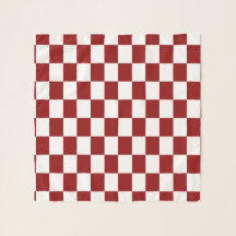 Motif rouge et blanc À damiers