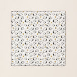 Foulard Motif Snoopy & Woodstock<br><div class="desc">Snoopy est l'adorable beagle de Charlie Brown dans la bande dessinée Peanuts de Charles M. Schulz. Découvrez ce joli design Peanuts avec Snoopy et Woodstock dans un motif amusant.</div>