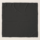 Foulard Noir<br><div class="desc">Noir couleur solide Chiffon Scarf par Gerson Ramos.</div>