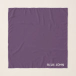 Foulard Nom de la couleur violette de Blue John<br><div class="desc">Nom de la couleur violette de Blue John</div>
