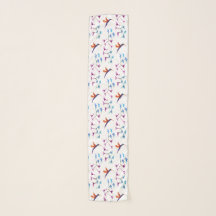 Oiseau Art Floral Hummingbirds