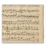 Foulard Partition manuscrite vintage (Orgue)<br><div class="desc">Cette écharpe en mousseline est couverte d'une musique d'orgue manuscrite ancienne. Idée cadeau pour les amateurs de musique.</div>