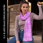 Foulard Pastel Camouflon violet Chiffon<br><div class="desc">Pastel Camouflage violet Écharpe de Chiffon. Amusant pour tous les amoureux de camo. Afficher tous mes magasins ici https://bit.ly/SandyspiderStores</div>