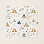 Foulard Pastel Tones Moderne Triangle Motif géométrique<br><div class="desc">Coloré tons pastel moderne triangles géométriques sans couture motif. Couleur arrière - plan modifiable.</div>