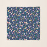 Foulard Peanuts In Bloom Pattern<br><div class="desc">Take a look at this super cute design featuring Snoopy, Woodstock, Charlie Brown & Lucy in a colorful floral pattern.</div>