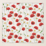 Foulard Pépites et marguerites<br><div class="desc">"Poppies et marguerites" est un motif vectoriel transparent fabriqué dans Illustrator.</div>