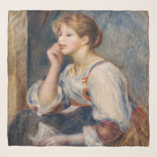 Foulard Pierre-Auguste Renoir - Femme avec une lettre