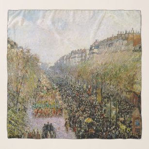 Foulard Pissarro - Boulevard Montmartre, Mardi Gras