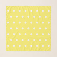 Point de polka jaune