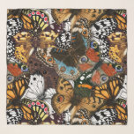 Foulard Poster de animal. Ailes papillons.<br><div class="desc">Motif de papillons peints à la main</div>