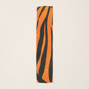 Foulard Poster de animal de Sauvage Orange Black Tiger