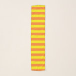 Foulard Rayures jaunes et oranges<br><div class="desc">Art numérique abstrait des rayures jaunes et oranges</div>