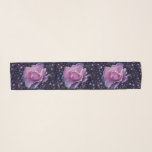 Foulard Rose rose rose<br><div class="desc">Magnifique et délicate, cette écharpe en mousseline de 10 po x 45 po de long. Scarf présente une rose rose rose sur un imprimé arrière - plan violet, visible de part et d'autre, ce qui en fait un beau cadeau pour les anniversaires, les retraites, la Saint-Valentin et la fête des...</div>