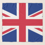 Foulard Royaume-Uni (British Flag) (Union Jack) (Royaume-U<br><div class="desc">Ce dessin présente le drapeau national du Royaume-Uni, également connu sous le nom d'Union Jack. Le drapeau est également connu sous le nom de drapeau de l'Union royale au Canada. Il remonte au début du 17ème siècle, lorsque James I avait hérité des trônes anglais et irlandais, qui lui permit d'unir...</div>