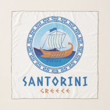 Santorin, Grèce Conception de navires grecs