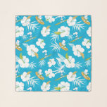 Foulard Snoopy Brooklyn Beach Motif<br><div class="desc">Jetez un oeil à ce design super mignon avec Snoopy surfant sur les vagues tropicales.</div>