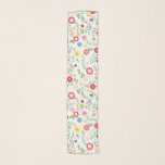 Foulard Snoopy So Sweet Flower Pattern<br><div class="desc">Take a look at this super cute design featuring Snoopy in a bright,  floral garden pattern.</div>