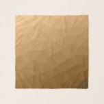 Foulard Triangles motifs de maillage géométrique à gradien<br><div class="desc">Accessoire moderne de foulard à maille géométrique gris clair à foncé foncé. Brown gradient géométrique maillage motif triangles ombre. Maille géométrique triangulaire avec dégradé foncé foncé clair.</div>