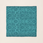 Foulard Turquoise Damas florales<br><div class="desc">Écharpe. Présenté dans un motif turquoise damassé. Fabriqué avec un vecteur haute résolution et/ou des graphiques numériques pour une impression professionnelle. REMARQUE : (IL S'AGIT D'UNE IMPRESSION. Tous les modèles de produit zazzle sont des "impressions" sauf indication contraire dans la zone "A propos de ce produit") Le design sera imprimé...</div>