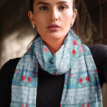 Foulard Turquoise Red Aqua Noël allumez votre chien<br><div class="desc">Correspond à votre chien ! Quel duo tu fais !</div>