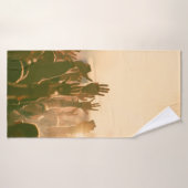 Foule au concert - retro style photoconcert, foule (Serviette de bain)