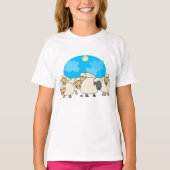 Foule De T-shirt Filles Moutons (Devant)