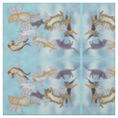 Foule de tissu de chats d'ange (Échantillon)