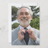 Foule d'oiseaux au lever du soleil Faire-part de l (Dos)