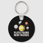 Found New Friends Dwarf Planets Astronomy Kids Sleutelhanger (Voorkant)