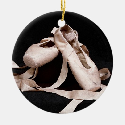 Foundation of Grace Ballet Shoes Holiday Ornament (Voorkant)