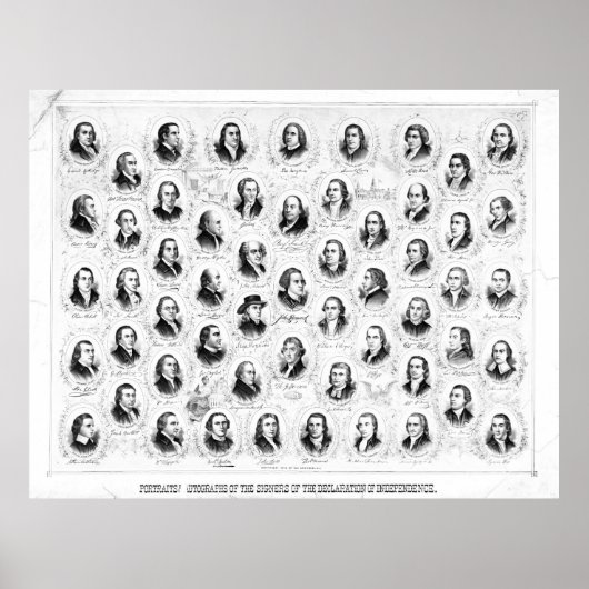 Founding Fathers 1876 Poster (Voorkant)