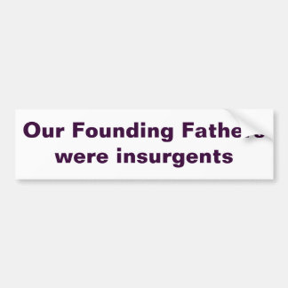 Founding Fathers Bumpersticker
