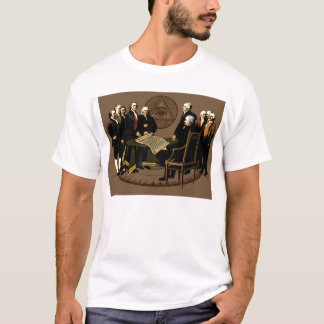 Founding Fathers Freedom 4 juli 1776 T-shirt