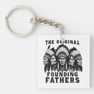 Founding Fathers Indiaanse Indianen Sleutelhanger