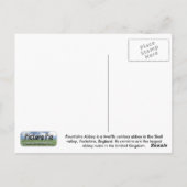 Fountain Abbey Briefkaart (Achterkant)