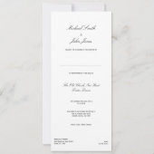 Fountain Blue - Uitnodiging (Achterkant)