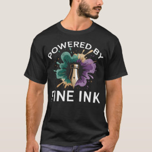 Fountain Pen Collecteur Calligrafie Schrijven Lief T-shirt