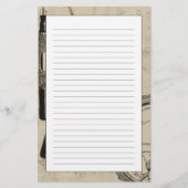 Fountain Pens and Watchface with Notes Briefpapier (Voorkant)