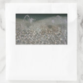 Fountain Spray Rechthoekige Sticker (Tas)