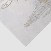 Fountain Swan Garden  Franse ontkoppeling Tissuepapier (Detail)