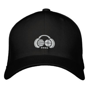 Four4ths - Witte logo voor/zijkant Geborduurde Pet