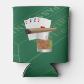 Four Aces, A Drink and A Cigar Blikjeskoeler (Voorkant)