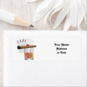 Four Aces, A Drink and A Cigar Etiket (Insitu)