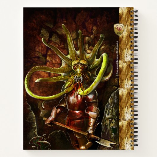 Four Against Darkness spiral graaf notebook Notitieboek (Achterkant)