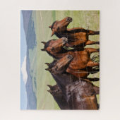 Four Beautiful Horses Jigsaw Puzzle (Vertical)