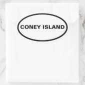 FOUR Coney Island Ovale Sticker (Tas)